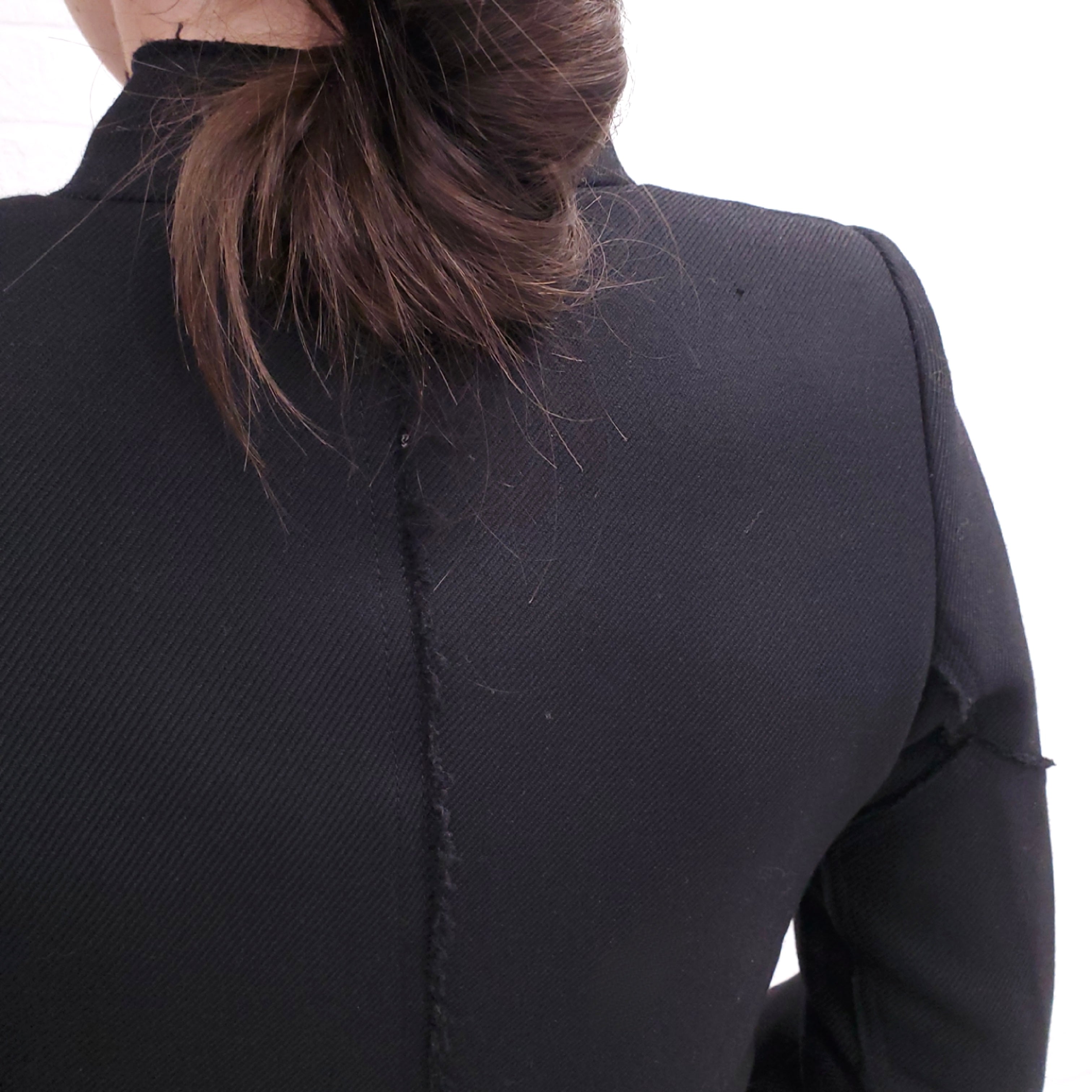 TOM FORD BLACK WOOL JACKET - SIZE 42