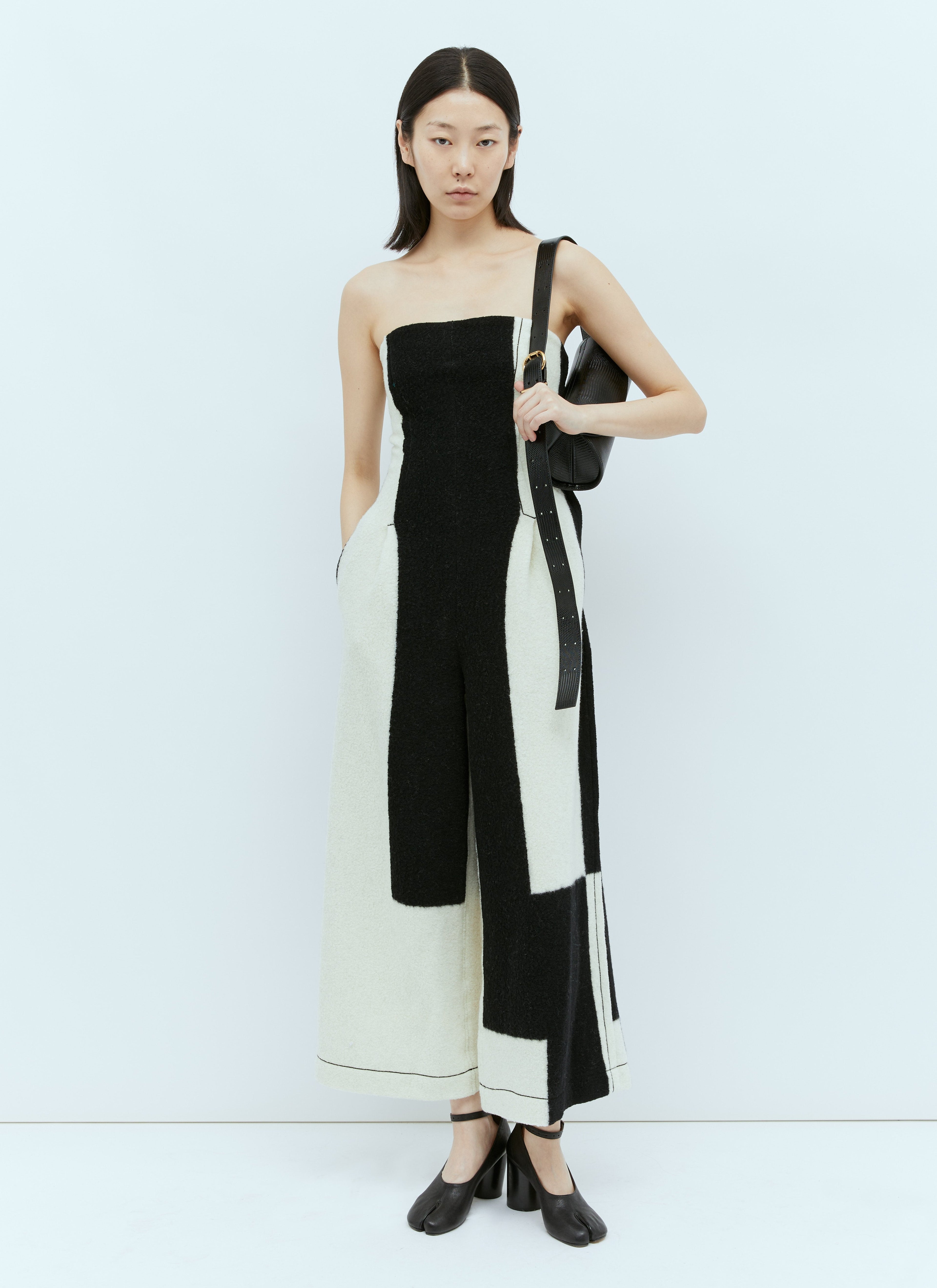 Issey Miyake Women Rectilinear Milled Jumpsuit