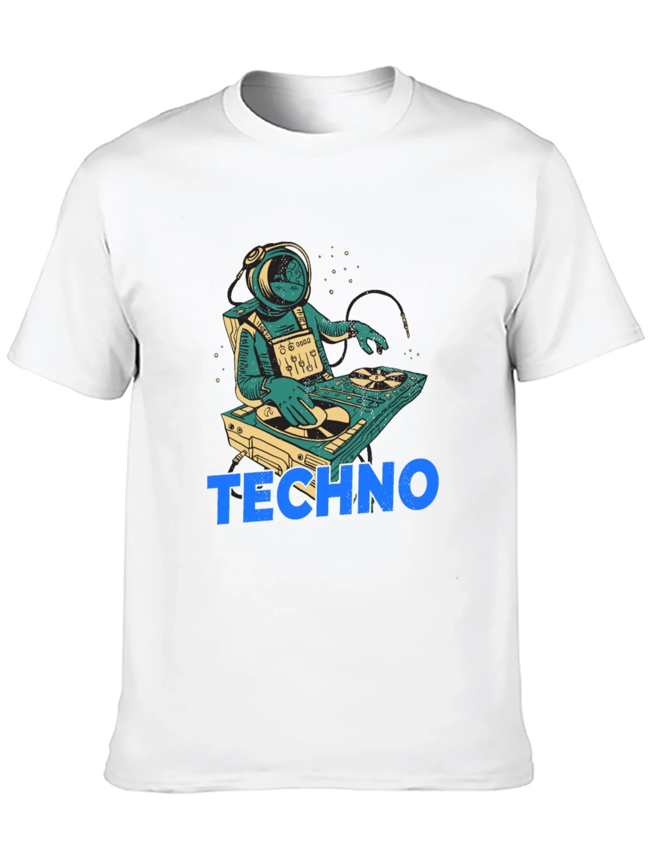 Astronaut DJ Techno T-Shirt