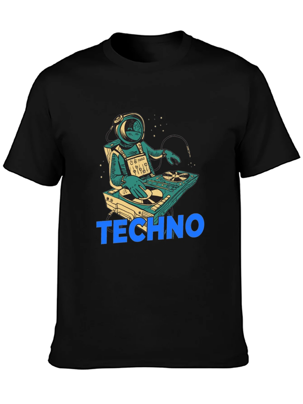 Astronaut DJ Techno T-Shirt
