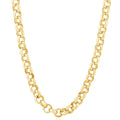 Men's Rolo 14k Gold (59gram) or Platinum (110gram) 8.5mm Link Chain Necklace 18"