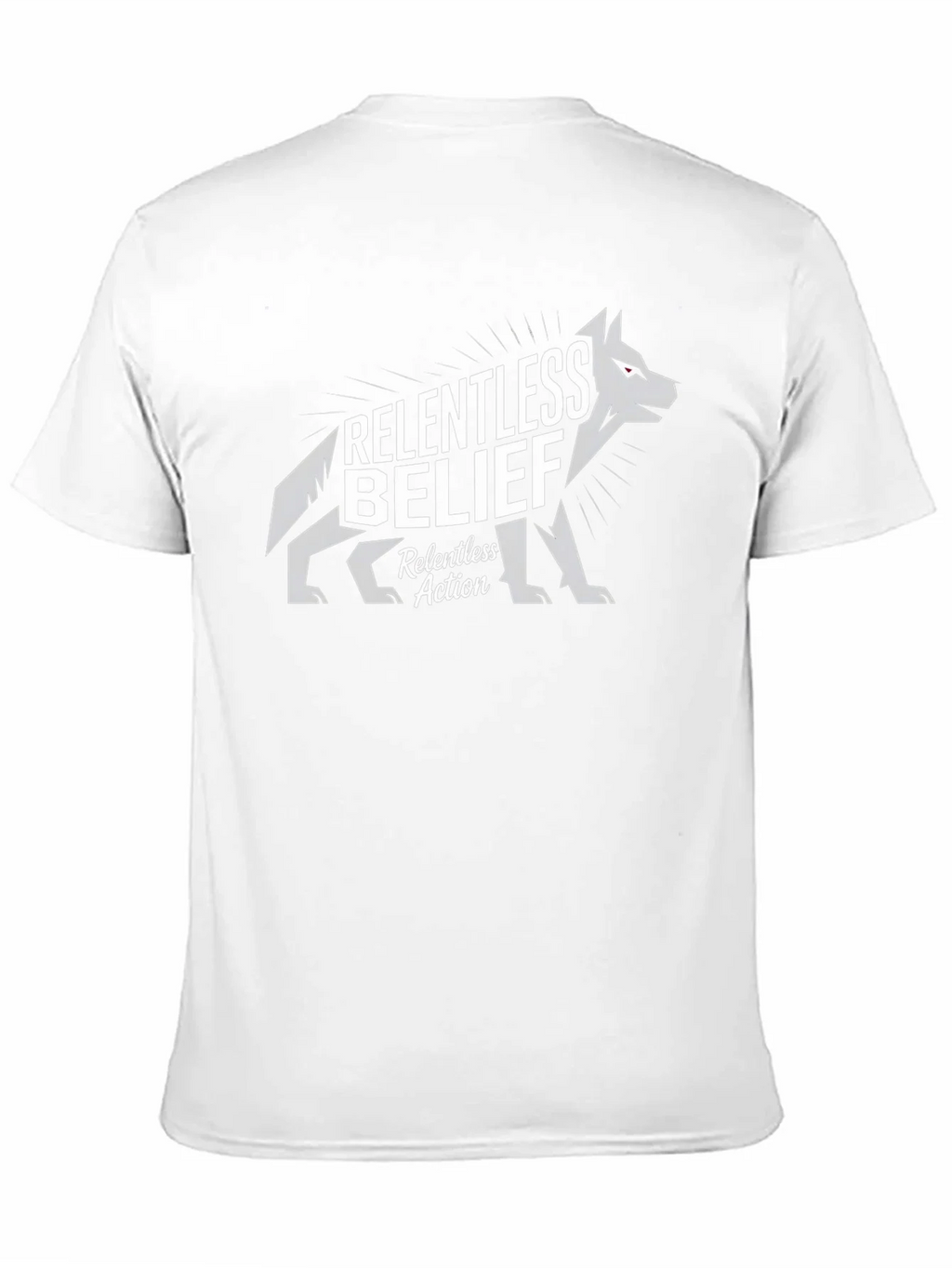 Relentless Belief T-Shirt - Wolf Graphic Tee