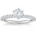 Certified 1.45Ct Platinum Round Cut Diamond Engagement Ring Lab Grown Size 8 Size: 8