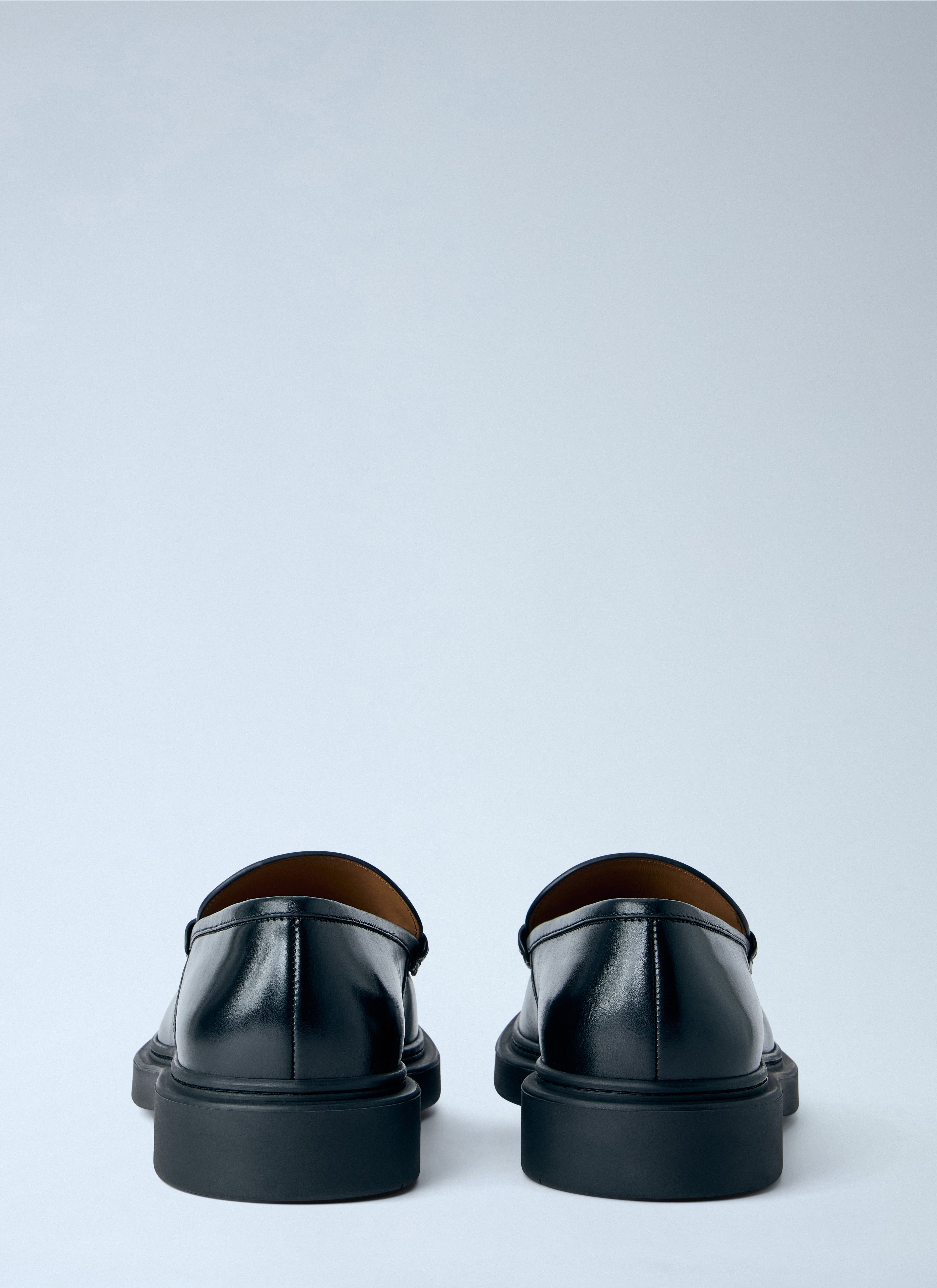 Jil Sander Men Brushed Leather Loafers