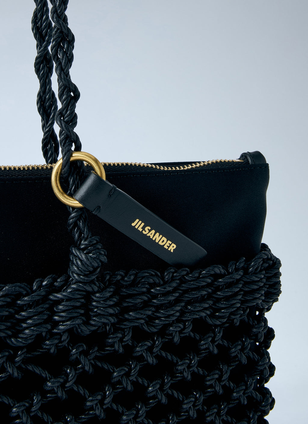 Jil Sander Women Tangle Net  Cord Shoulder Bag