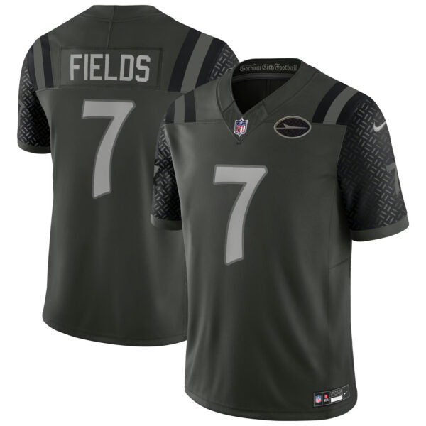 Justin Fields New York Jets 2025 Rivalries Collection Jersey - Gotham Green