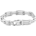 Men's 56 Gram Solid Silver Brracelet 8.5" Size: Large
