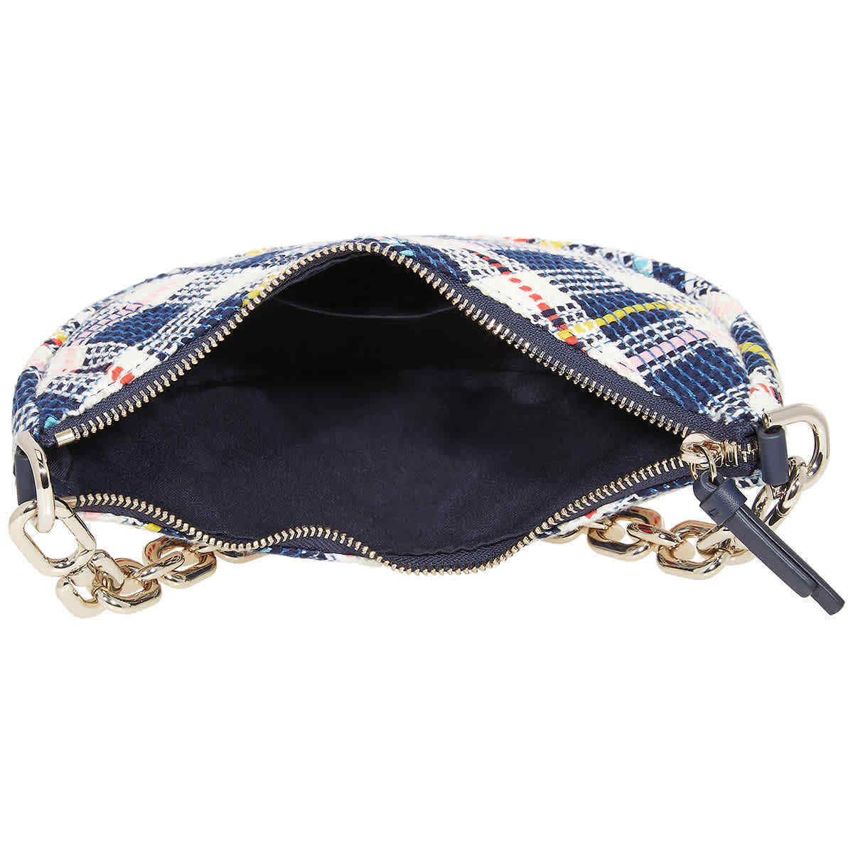 Kate Spade New York Smile Tweed Fabric Small Crossbody Parchment Multi