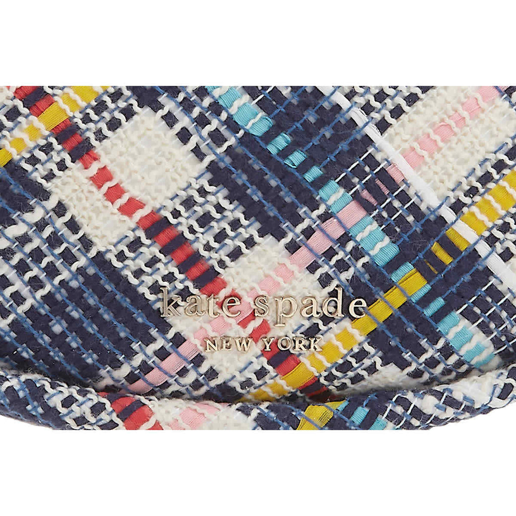 Kate Spade New York Smile Tweed Fabric Small Crossbody Parchment Multi
