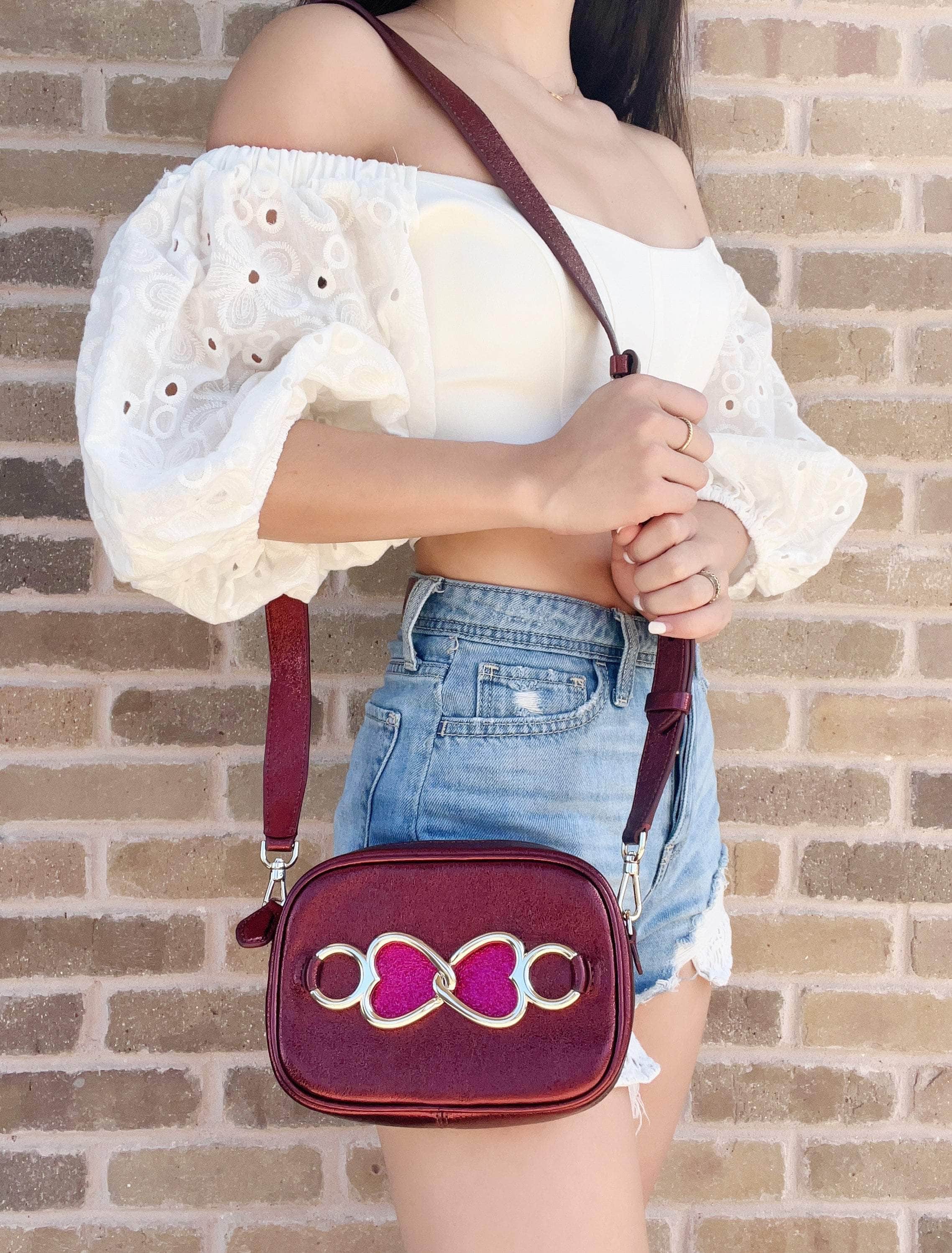 Kate Spade x Naomi Watanabe Small Camera Bag Crossbody Metallic Red Multi