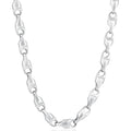 Men's Heavy Link 14k Gold (163gram) or Platinum (306gram) 8mm Link Chain Necklace 22"