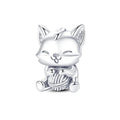 Kitten & Yarn Ball Charm