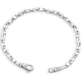 Men's 14k Gold (16gram) or Platinum (30gram) 4mm Link Bracelet 8.5"