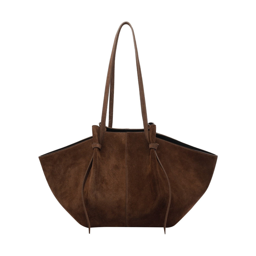 Yuzefi Women Large Suede Mochi Shoulder Bag
