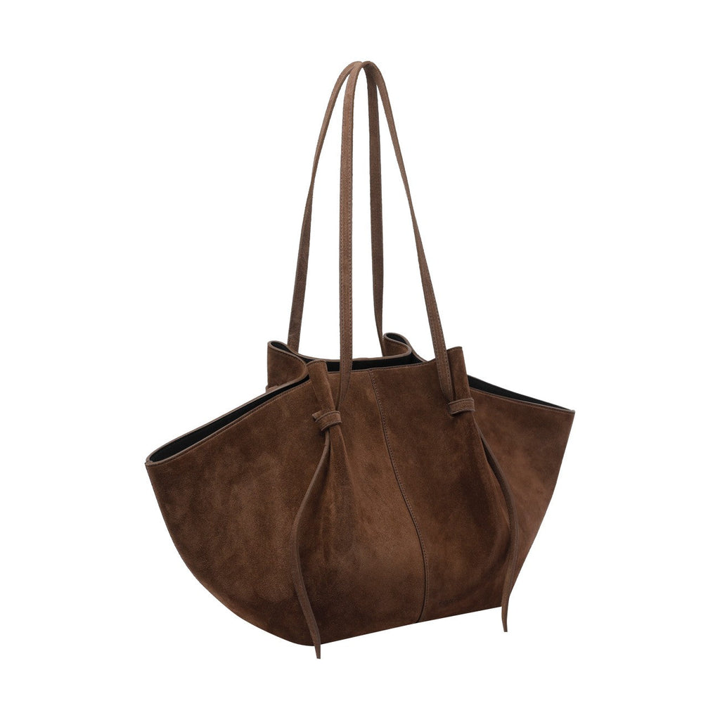 Yuzefi Women Large Suede Mochi Shoulder Bag