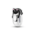 Lazy Black Cat Charm
