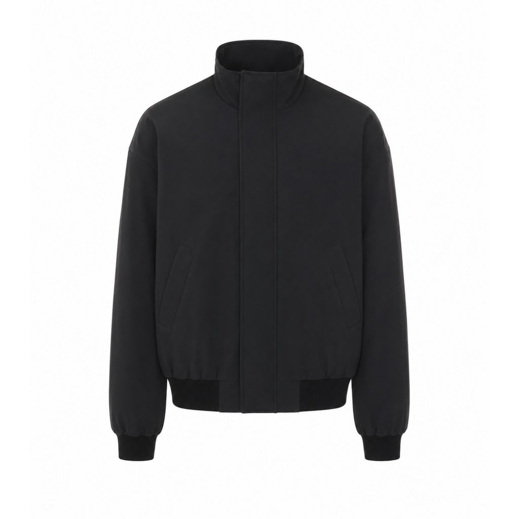 Gucci Men Lightweight Silk And Acetate Faille Zippered Jacket