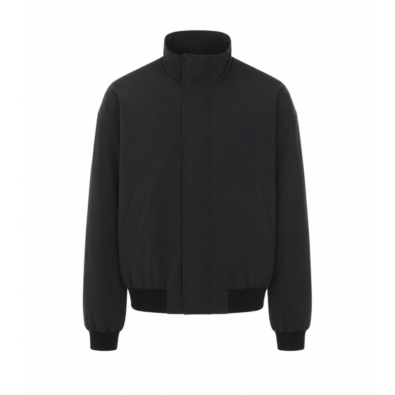 Gucci Men Lightweight Silk And Acetate Faille Zippered Jacket