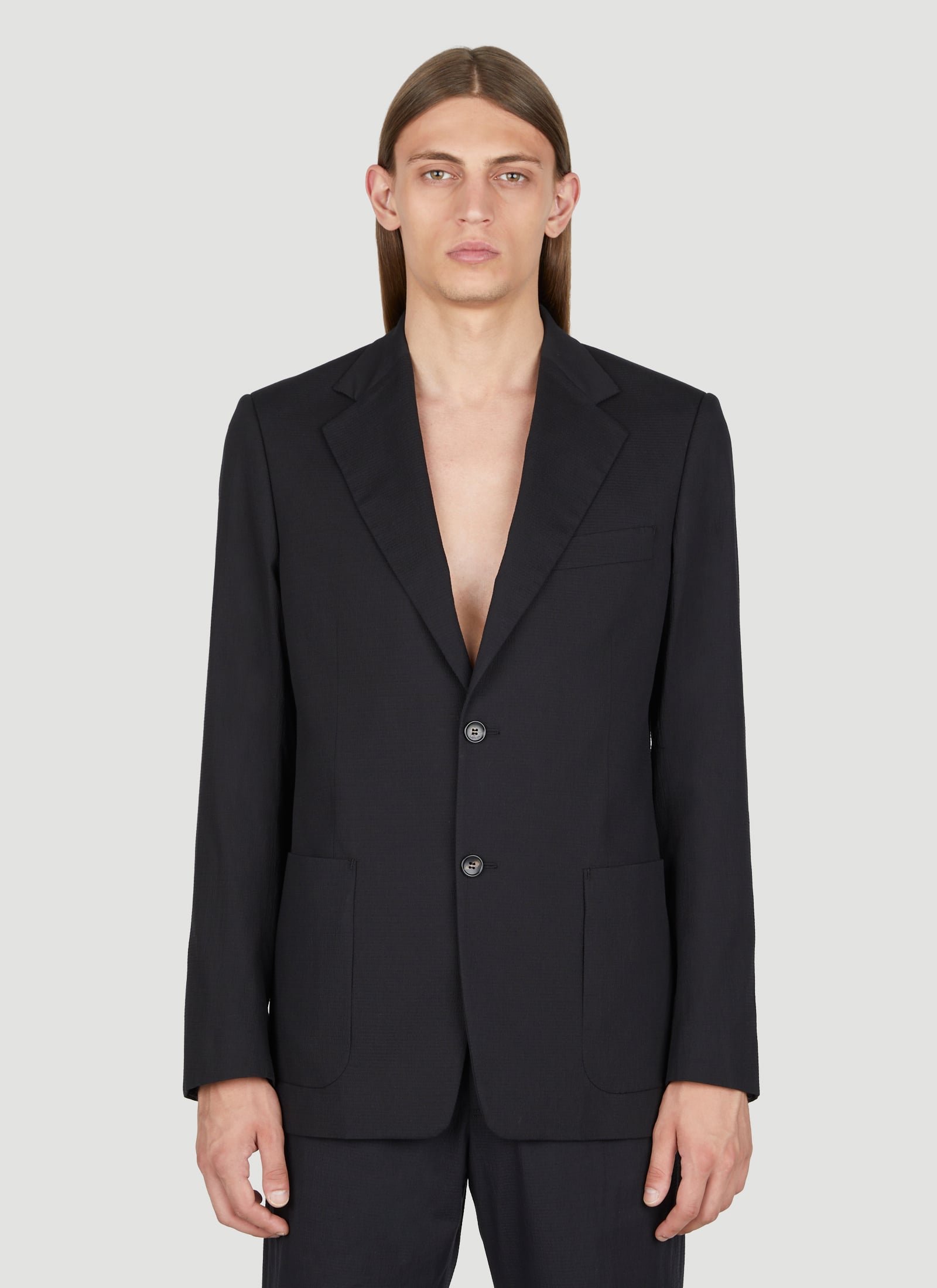 Lanvin Men Patch Pockets Blazer