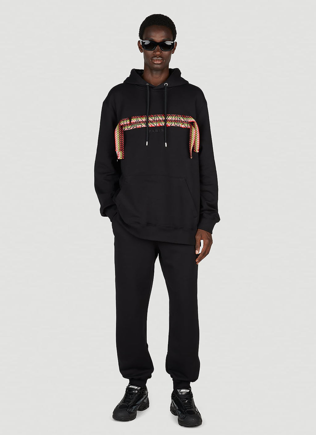 Lanvin Men Curblace Hooded Sweatshirt