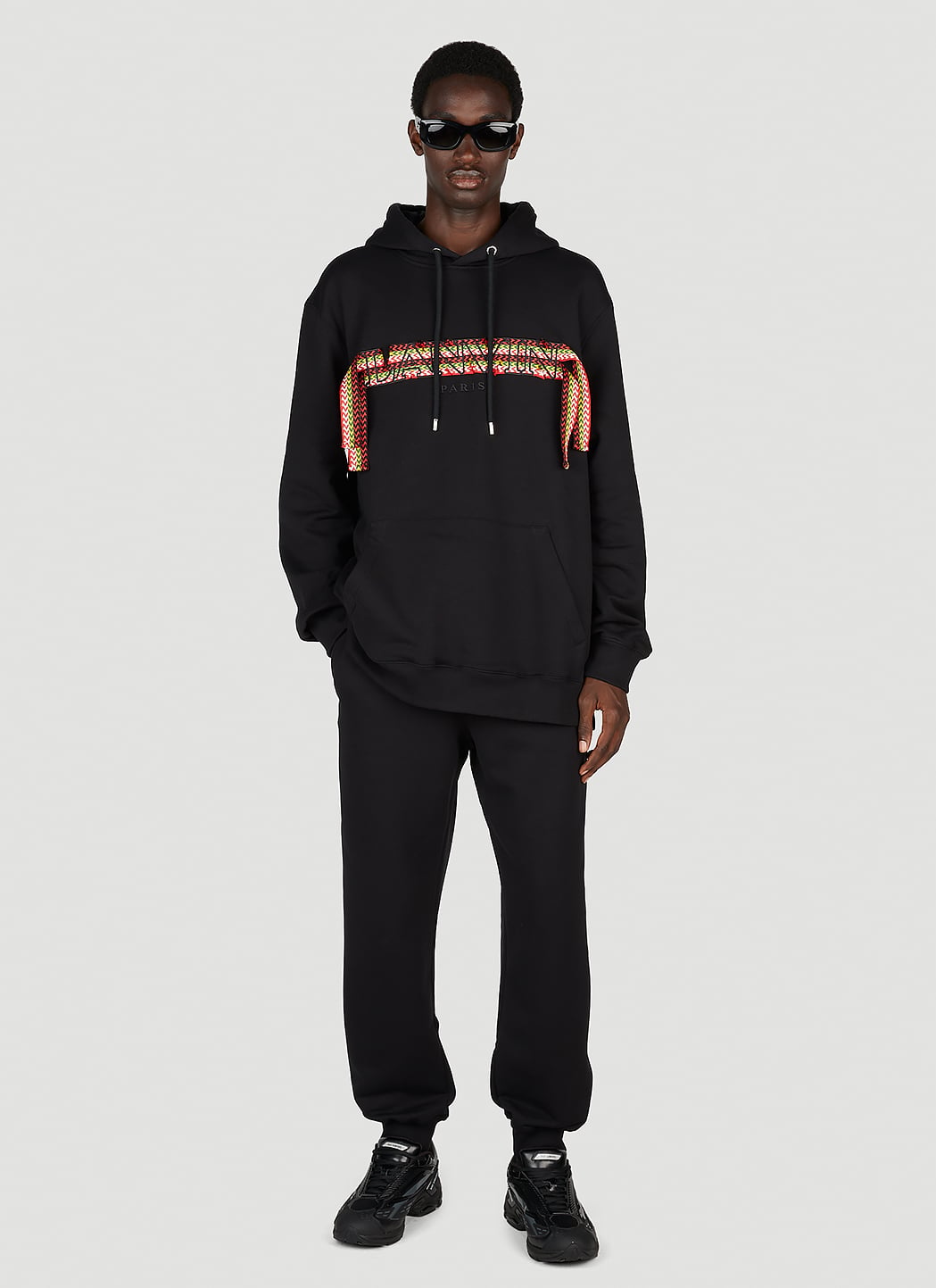 Lanvin Men Curblace Hooded Sweatshirt