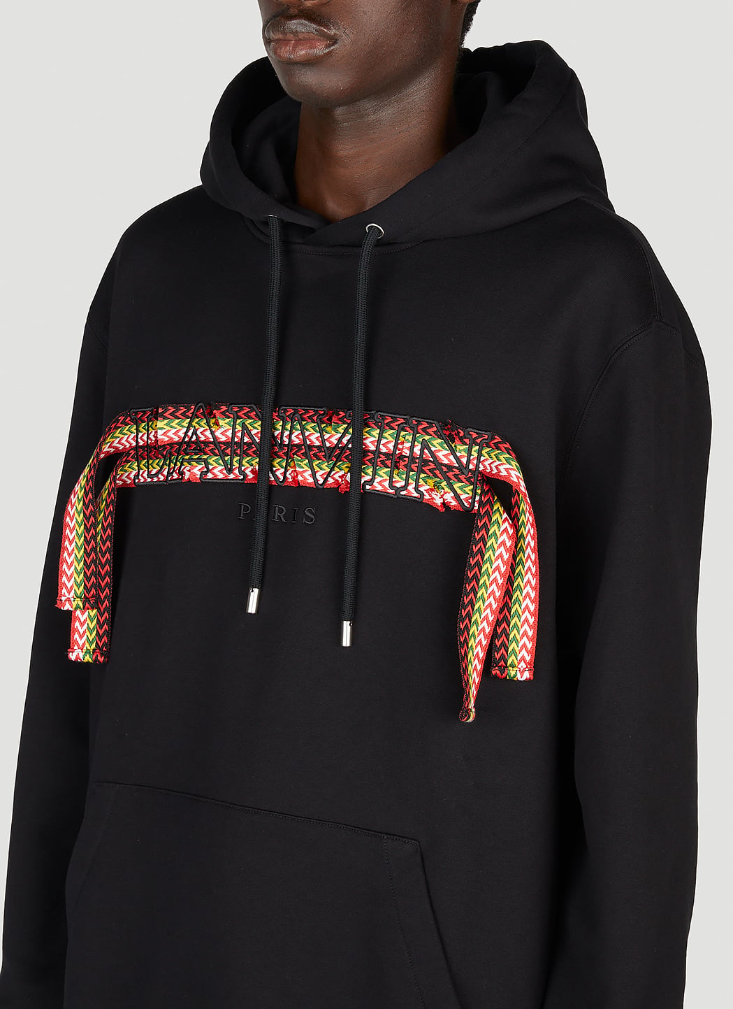 Lanvin Men Curblace Hooded Sweatshirt