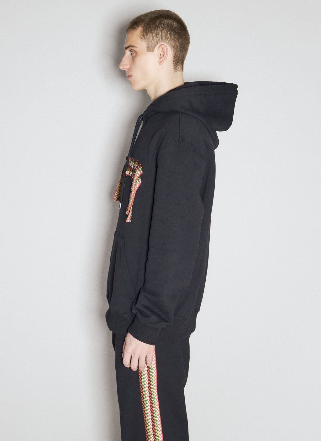 Lanvin Men Curblace Hooded Sweatshirt
