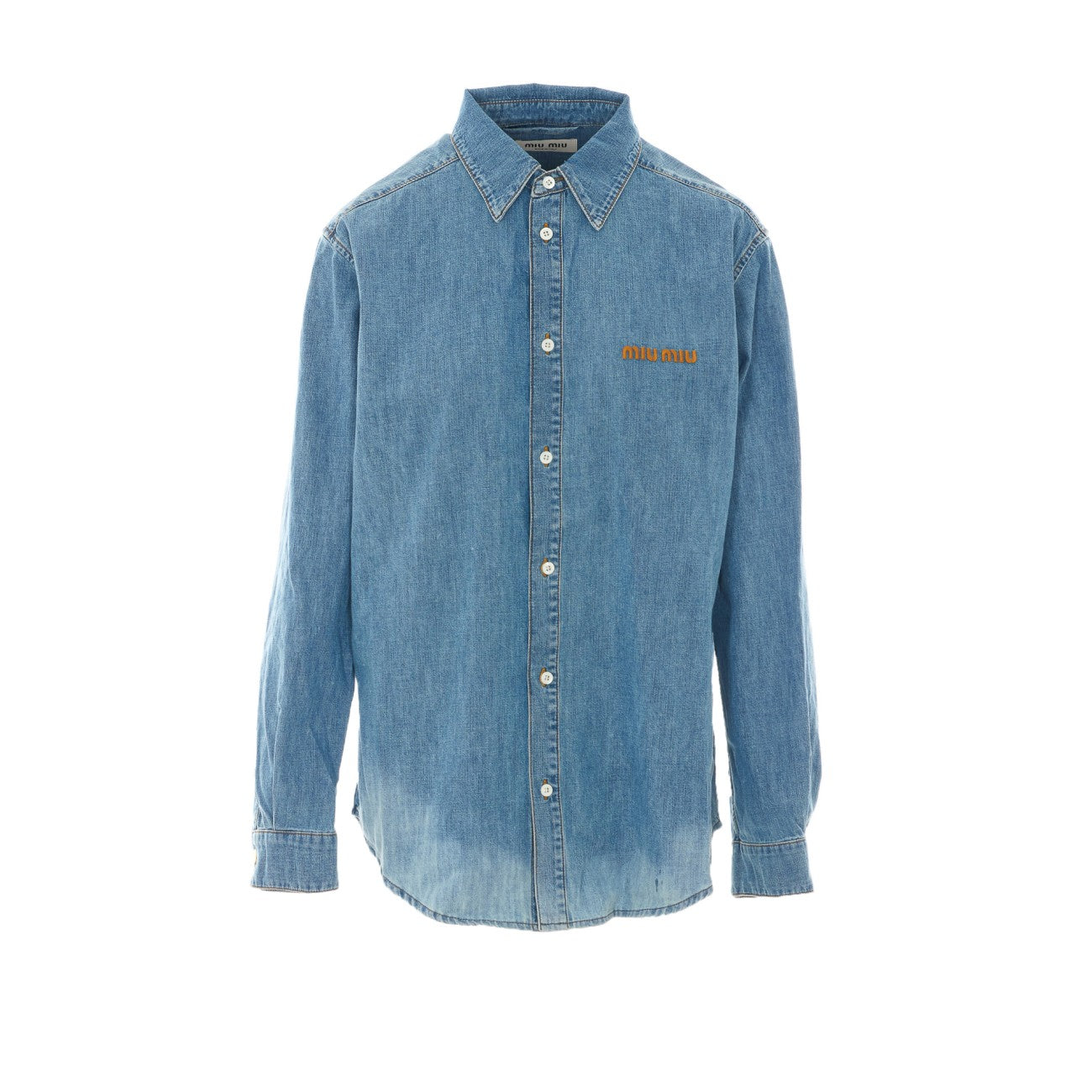 Miu Miu Women Logo Miu Miu Shirt