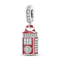 London Telephone Booth Dangle Charm