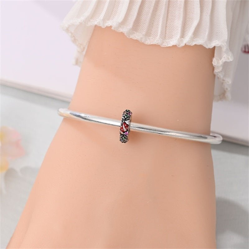 Lucky Ladybug & Rainbow Garden Spacer Charm