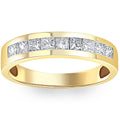 1ct Princess Cut Diamond Wedding Mens 14k Gold Ring Size Selectable