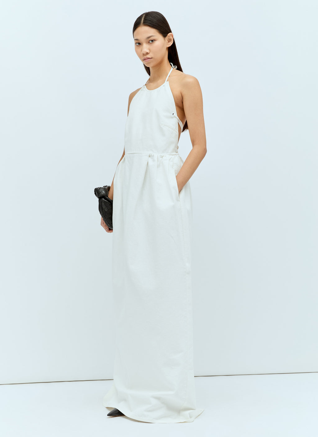 Max Mara Women Halter Neck Maxi Dress
