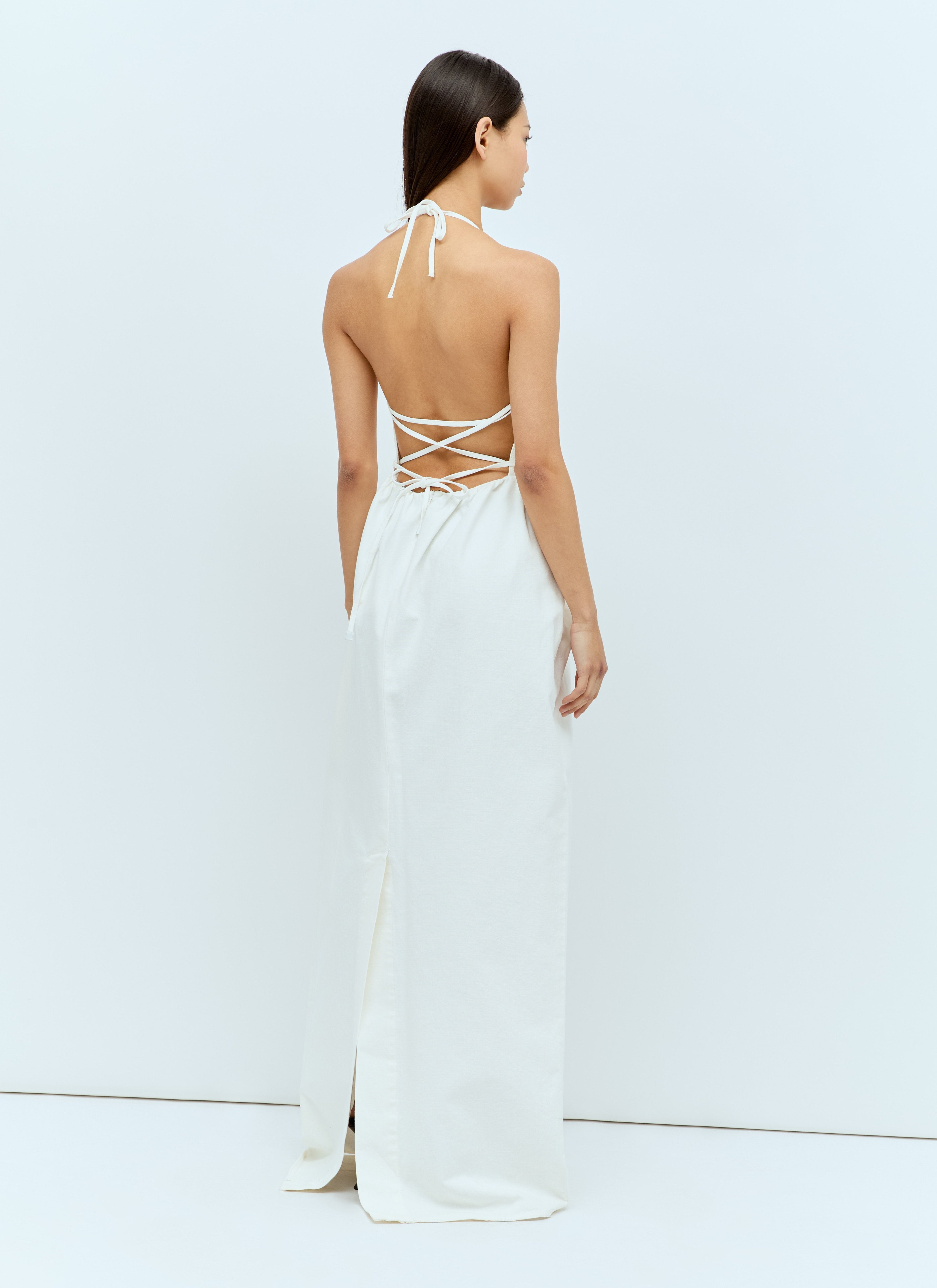 Max Mara Women Halter Neck Maxi Dress