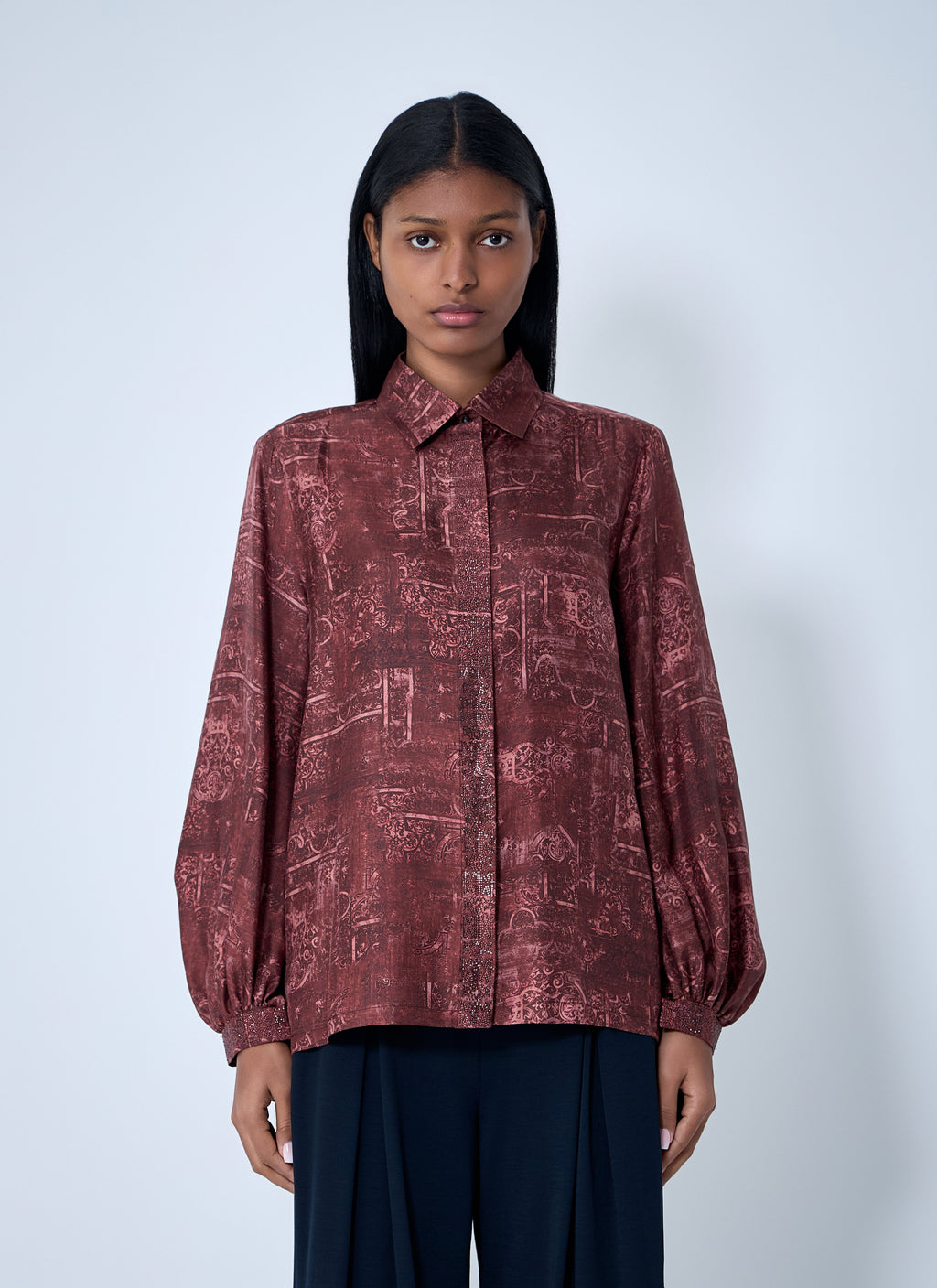 Max Mara Women Silk Shirt