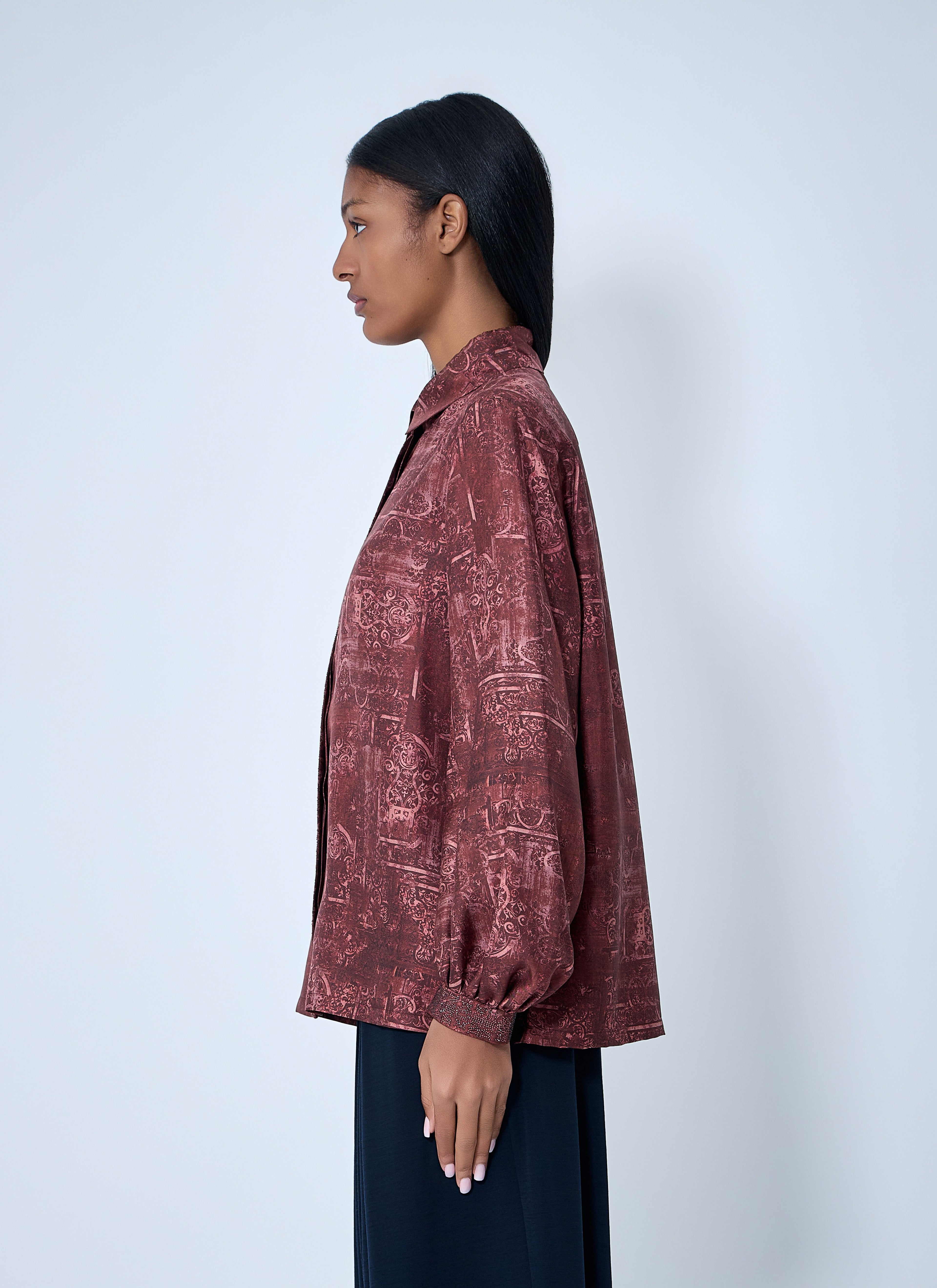 Max Mara Women Silk Shirt