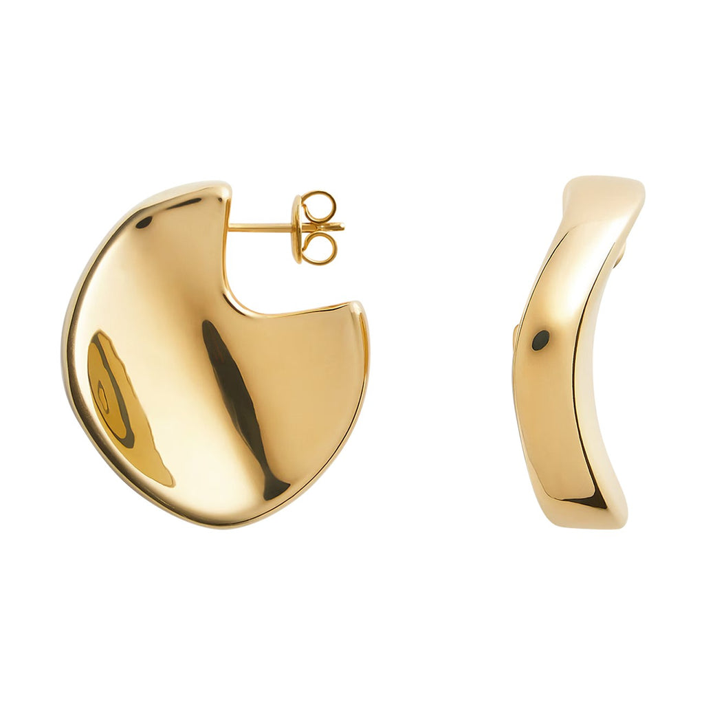 Bottega Veneta Women Medium Disc Earrings