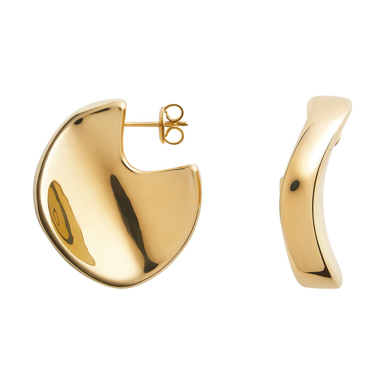 Bottega Veneta Women Medium Disc Earrings