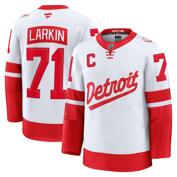 Dylan Larkin Detroit Red Wings 2025 NHL Stadium Series Premium Jersey - White