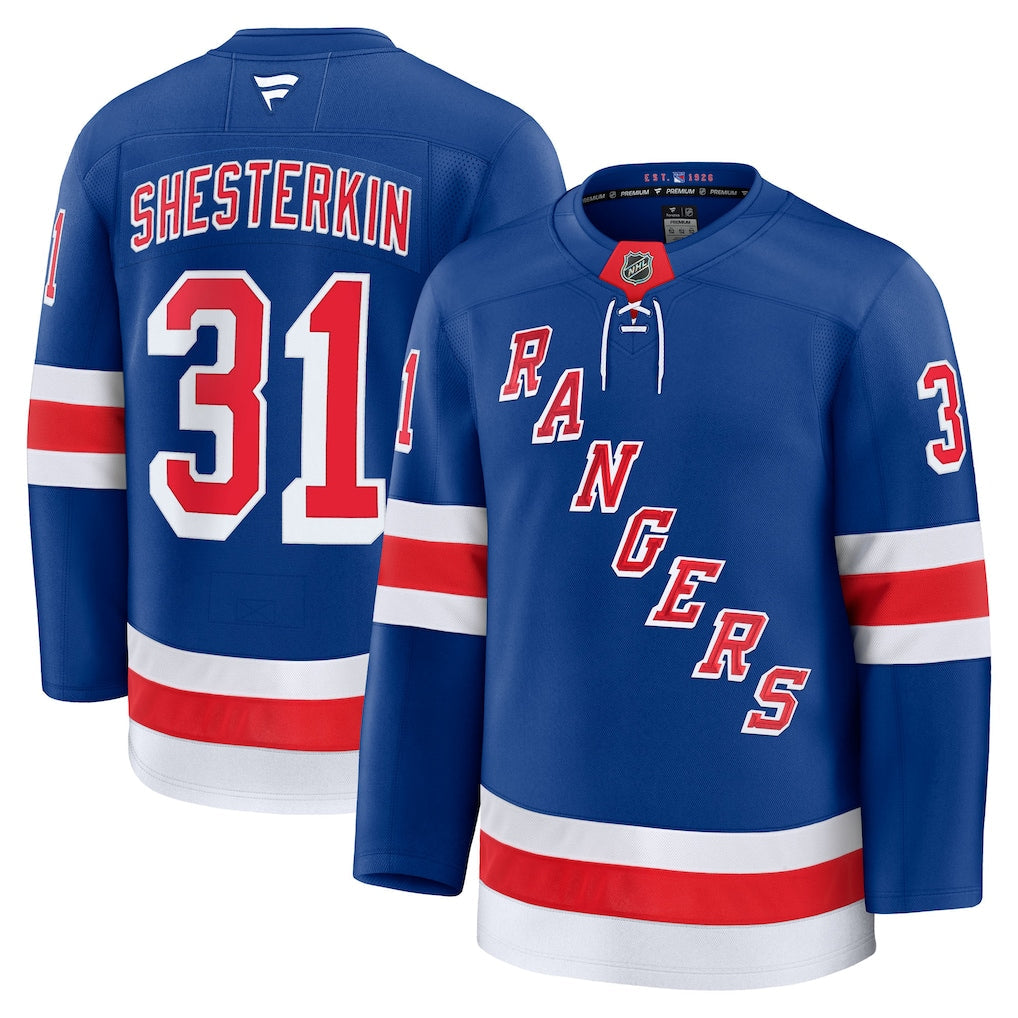 Igor Shesterkin New York Rangers Home Jersey - Blue