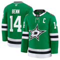 Jamie Benn Dallas Stars Home Premium Jersey - Kelly Green