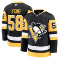Kris Letang Pittsburgh Penguins Home Premium Jersey - Black