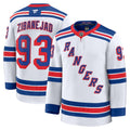Mika Zibanejad New York Rangers Away Premium Jersey - White