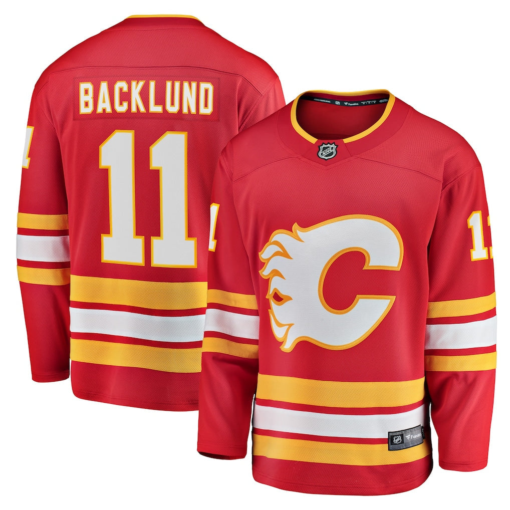 Mikael Backlund Calgary Flames Home Player Jersey - Red