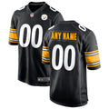 Custom Pittsburgh Steelers Jersey - Black