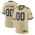 Custom New Orleans Saints Alternate Jersey - Gold