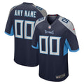 Custom Tennessee Titans Jersey - Navy
