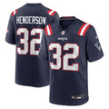 TreVeyon Henderson New England Patriots Jersey - Navy