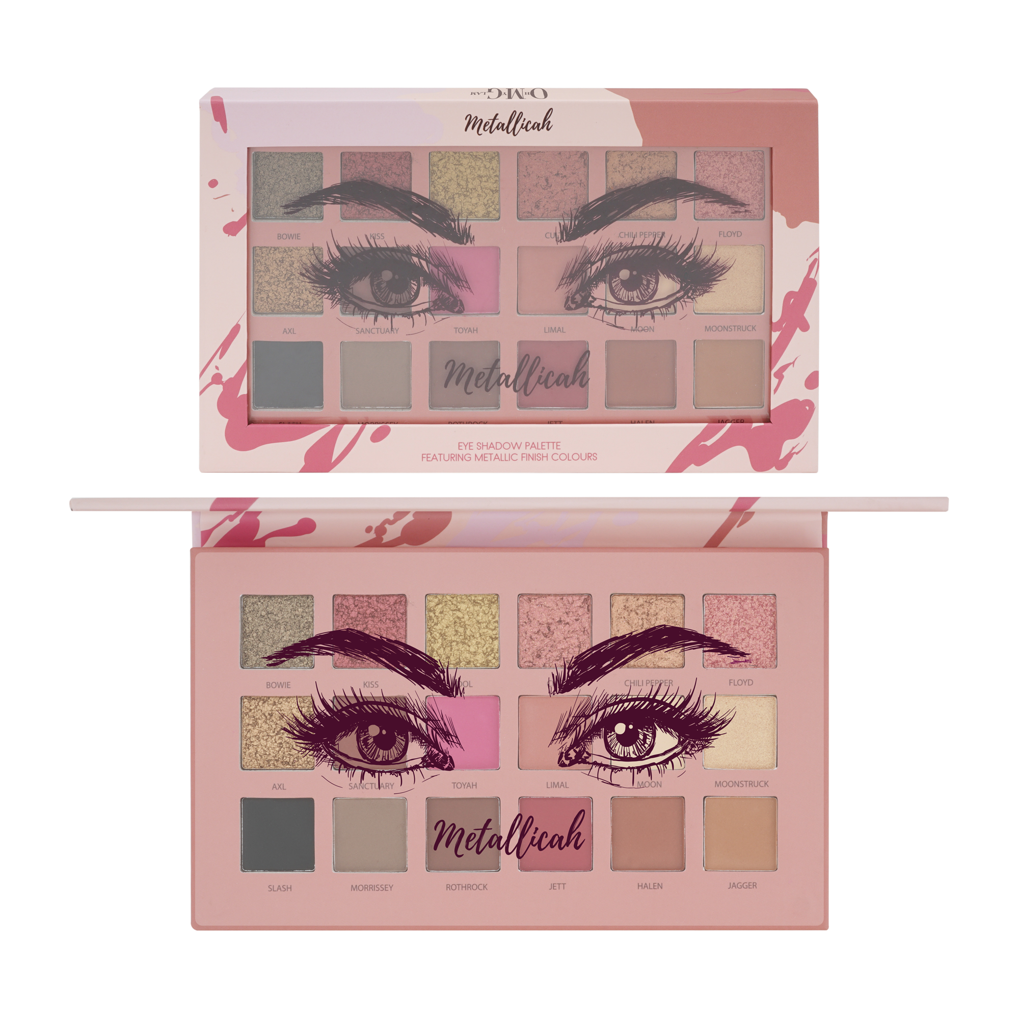 METALLICAH Eye Shadow Palette