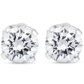 Platinum 2Ct TW Round Cut Diamond Studs Lab Grown