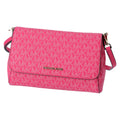 Michael Kors Jet Set Medium Convertible Pouchette Crossbody Electric Pink MK